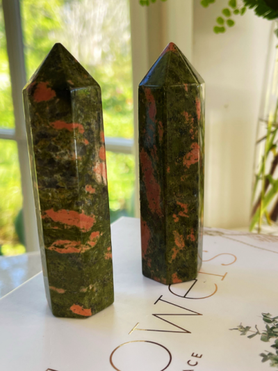 Unakite Point - Crystal Empire Australia
