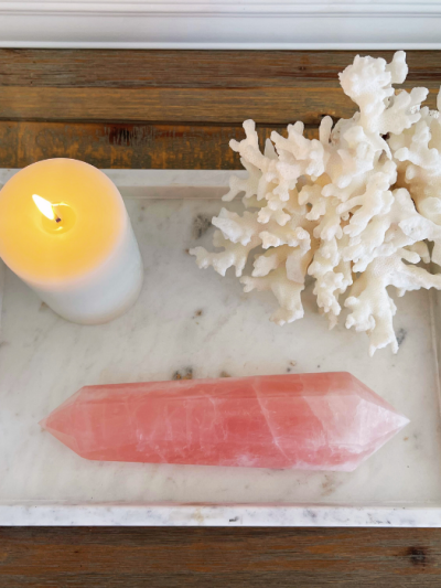 Rose Quartz Divine Balance (AA Grade Double Point)