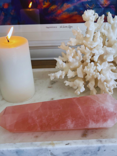 Rose Quartz Divine Balance (AA Grade Double Point)