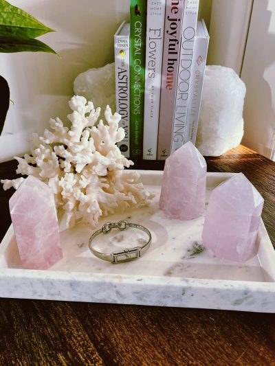 Rose Quartz Point AA Grade (Pick your own) - Crystal Empire Australia