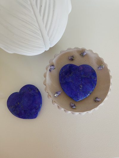 Purple Howlite Heart - Crystal Empire Australia