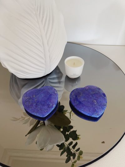 Purple Howlite Heart - Crystal Empire Australia