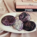 Charoite Flat Stone - Crystal Empire Australia