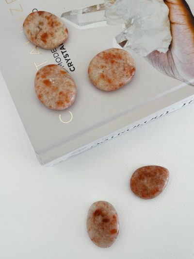 Sunstone Flat Stone - Crystal Empire Australia