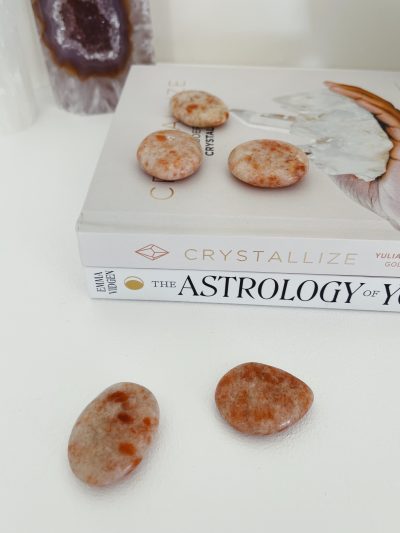 Sunstone Flat Stone - Crystal Empire Australia