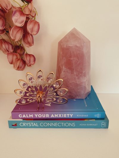 Rose Quartz Point - Crystal Empire Australia