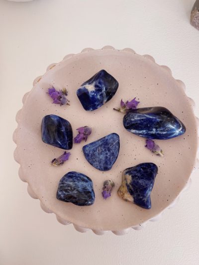 Sodalite Tumbled Stone - Crystal Empire Australia