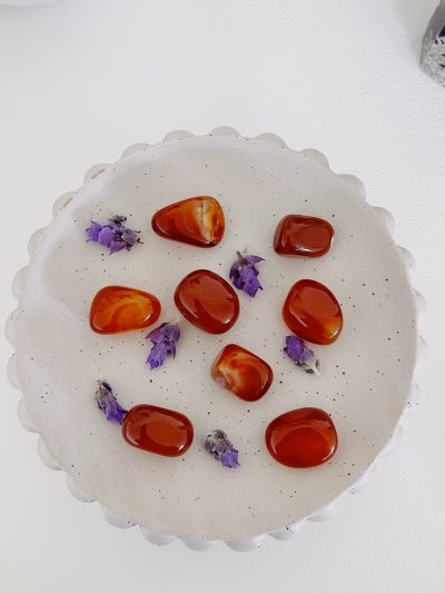 Carnelian Tumbled Stone - Crystal Empire Australia