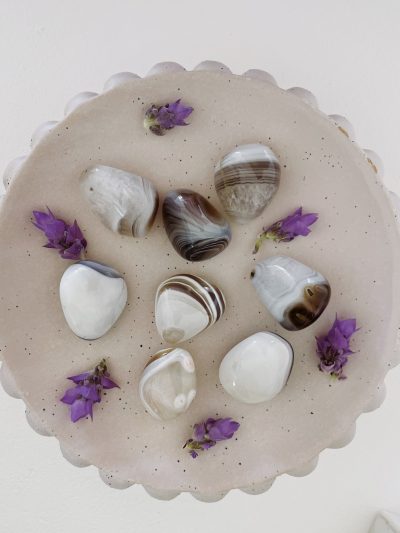 Botswana Agate Tumbled Stone - Crystal Empire Australia