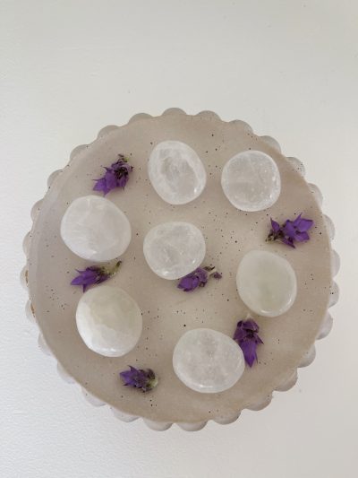 Selenite Tumbled Stone - Crystal Empire Australia