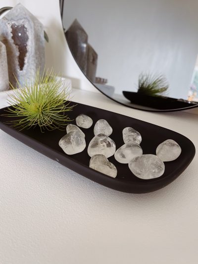 Clear Quartz Tumbled Stone - Crystal Empire Australia
