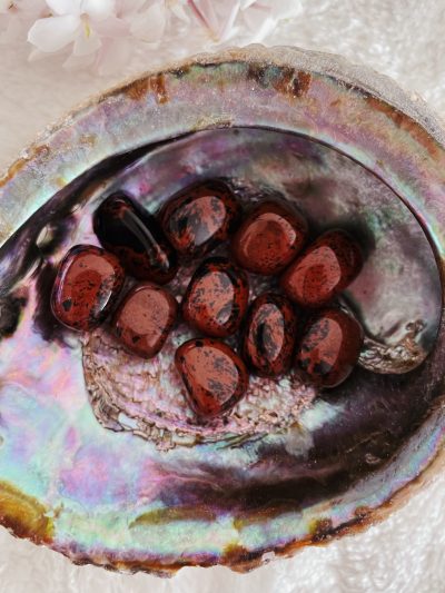Mahogany Obsidian Tumbled Stone - Crystal Empire Australia