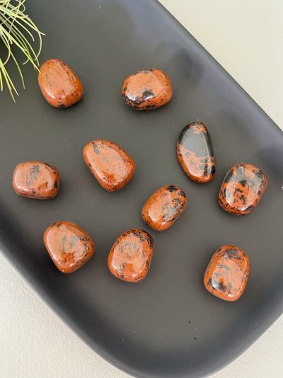 Mahogany Obsidian Tumbled Stone - Crystal Empire Australia