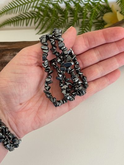 black pebble bracelet