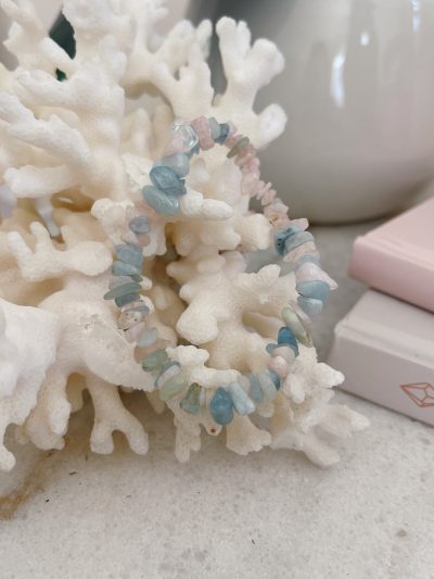 chrysoprase pebble bracelet