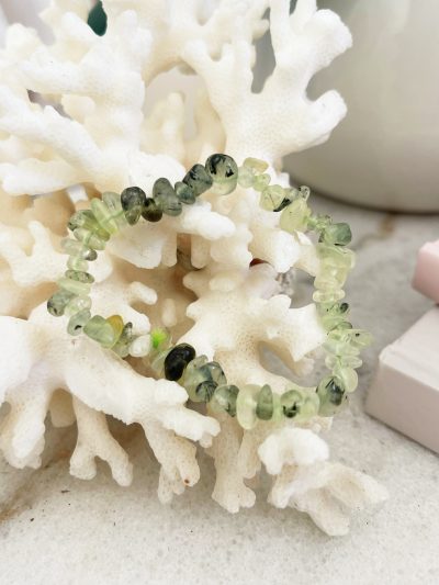 green pebble bracelet