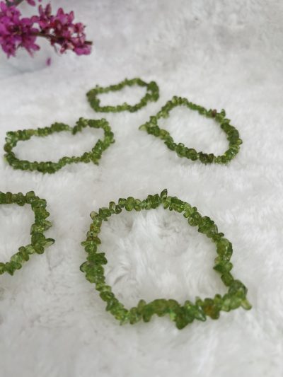green pebble bracelet