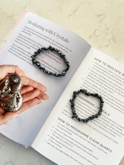 black pebble bracelet