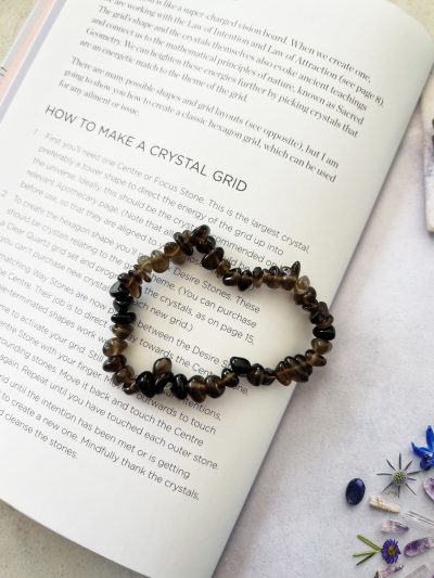 black pebble bracelet