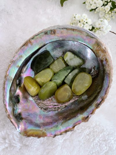 Jade Tumbled Stone - Crystal Empire Australia