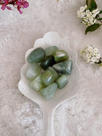 Jade Tumbled Stone - Crystal Empire Australia