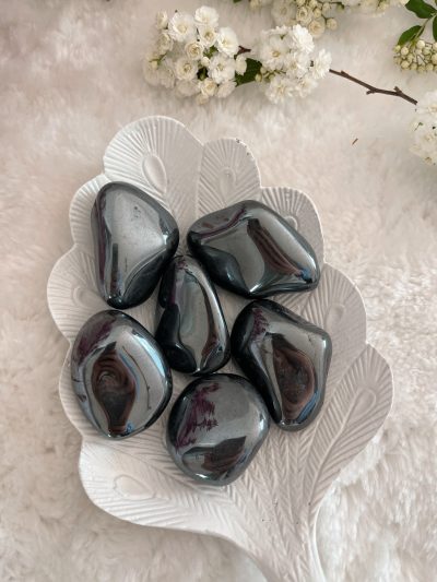 Hematite Tumbled Stone - Crystal Empire Australia