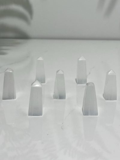 Selenite Mini Obelisk - Crystal Empire Australia