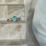 Larimar Ring Sterling Silver