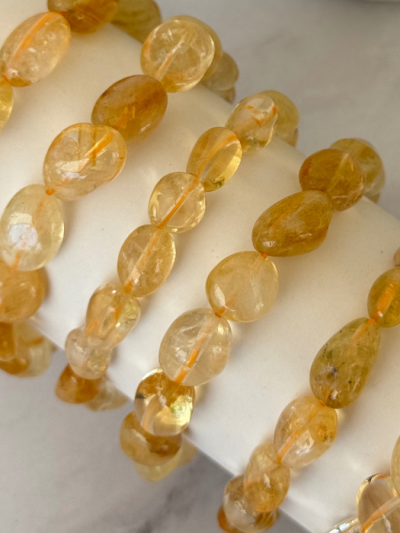 Citrine Tumbled Bracelet
