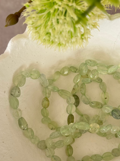 Prehnite Tumbled Bracelet