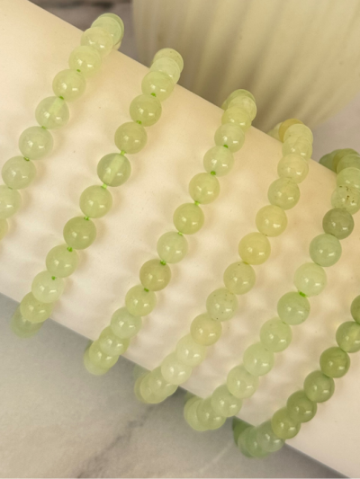 Jade Bead Bracelet 6mm