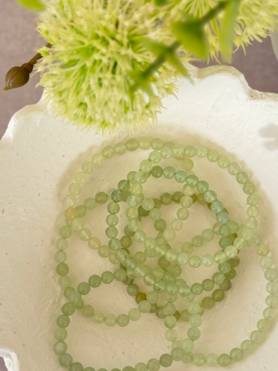 Jade Bead Bracelet 6mm