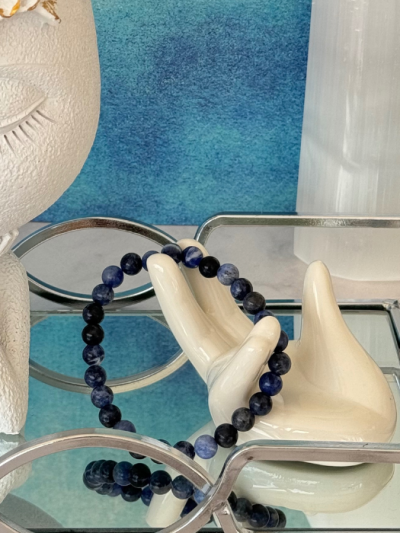 Sodalite Bead Bracelet 6mm