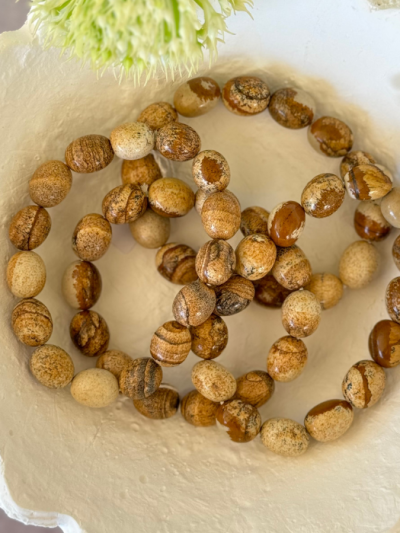 Picture Jasper Tumbled Bracelet