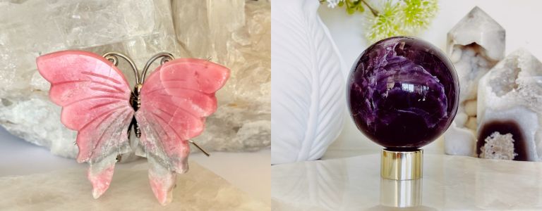 The different forms of crystals we offer